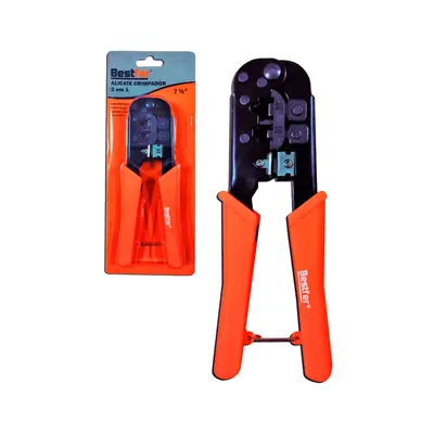 ALICATE CRIMPADOR 2 EM 1 AC PINTADO 7.1/2POL