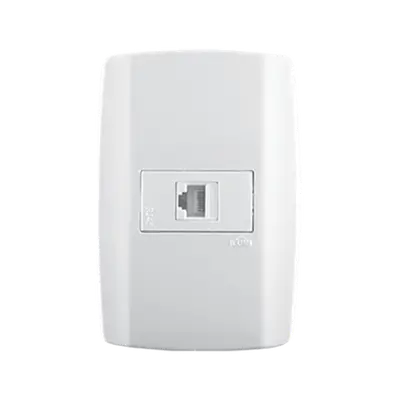 CJ TOMADA REDE RJ45 CAT5E HORIZONTAL SLIM