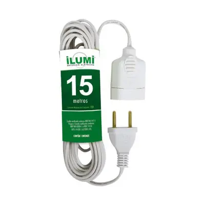 CORDAO PROLONGADOR PARALELO 15,0m 10A 250V~ BR