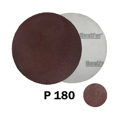 DISCO DE LIXA BASE VELCRO 125MM - 10PCS - #180