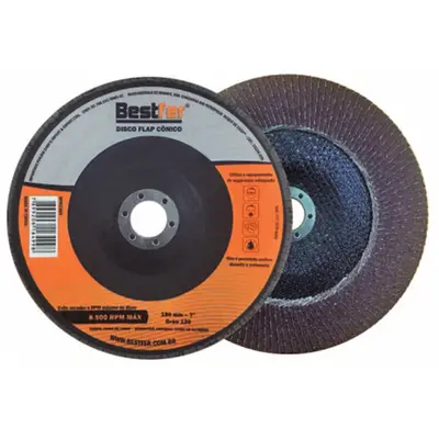 DISCO FLAP CONICO 7POL GRAO 120