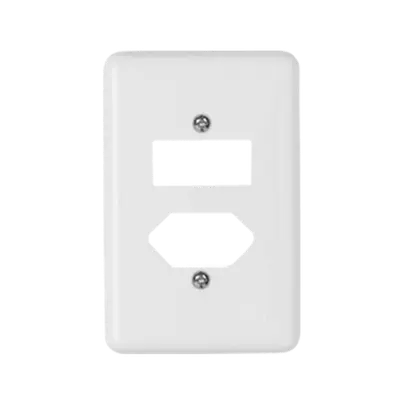 PLACA 4X2 INTER C/ TOMADA STYLUS
